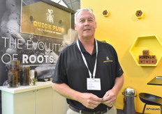 Brian Kura, managing director, of Quick Plug was also back at the Green Tech with his team. Quick Plug's glue plugs are well-known in orchid cultivation, among others.